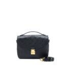 AAA Replica Louis Vuitton LV POCHETTE MÉTIS MONOGRAM EMPREINTE BLACK GHW
