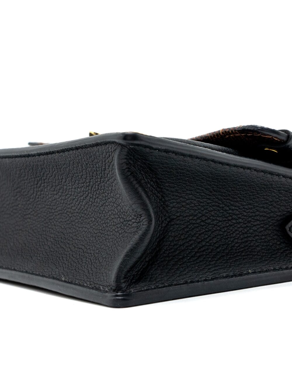 AAA Replica Louis Vuitton LV VAVIN CHAIN WALLET DAMIER EBENE/BLACK GHW (NEW VERSION)