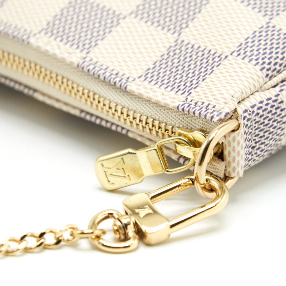 AAA Replica Louis Vuitton LV MINI POCHETTE ACCESSORY AZUR
