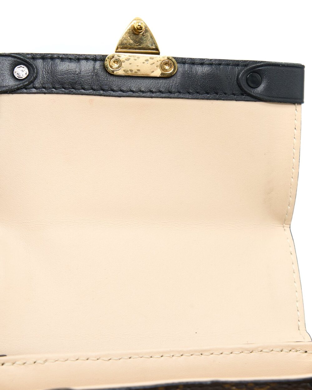 AAA Replica Louis Vuitton LV VERTICAL TRUNK POCHETTE WITH CHAIN MONOGRAM CANVAS GHW