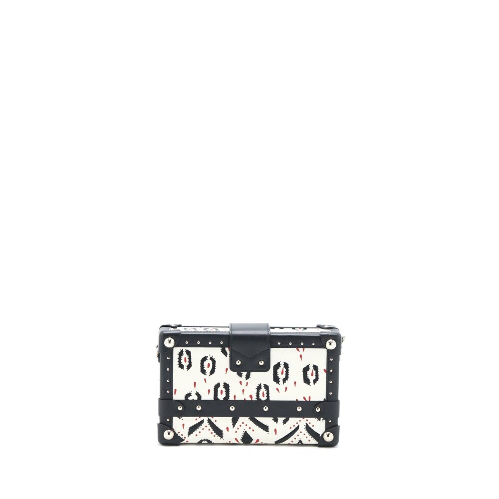 AAA Replica Louis Vuitton LV PETIT MALLET LIMITED EDITION BLACK / WHITE SHW