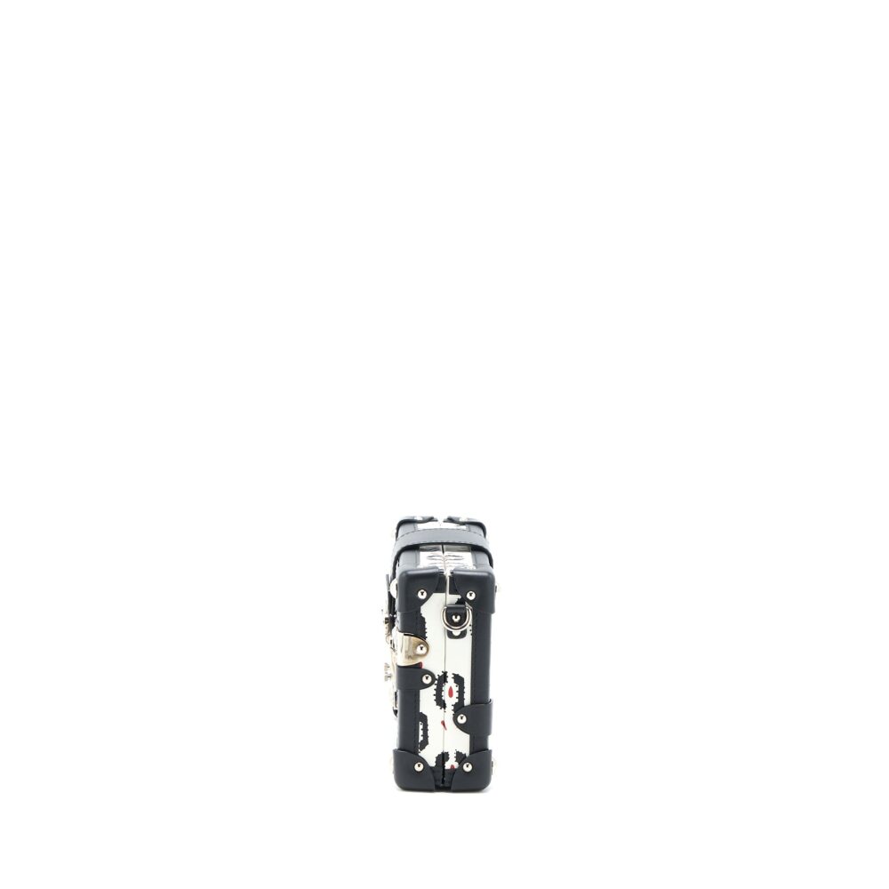 AAA Replica Louis Vuitton LV PETIT MALLET LIMITED EDITION BLACK / WHITE SHW