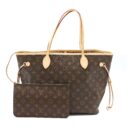 AAA Replica Louis Vuitton LV NEVERFULL MM MONOGRAM CANVAS GHW (NEW VERSION)