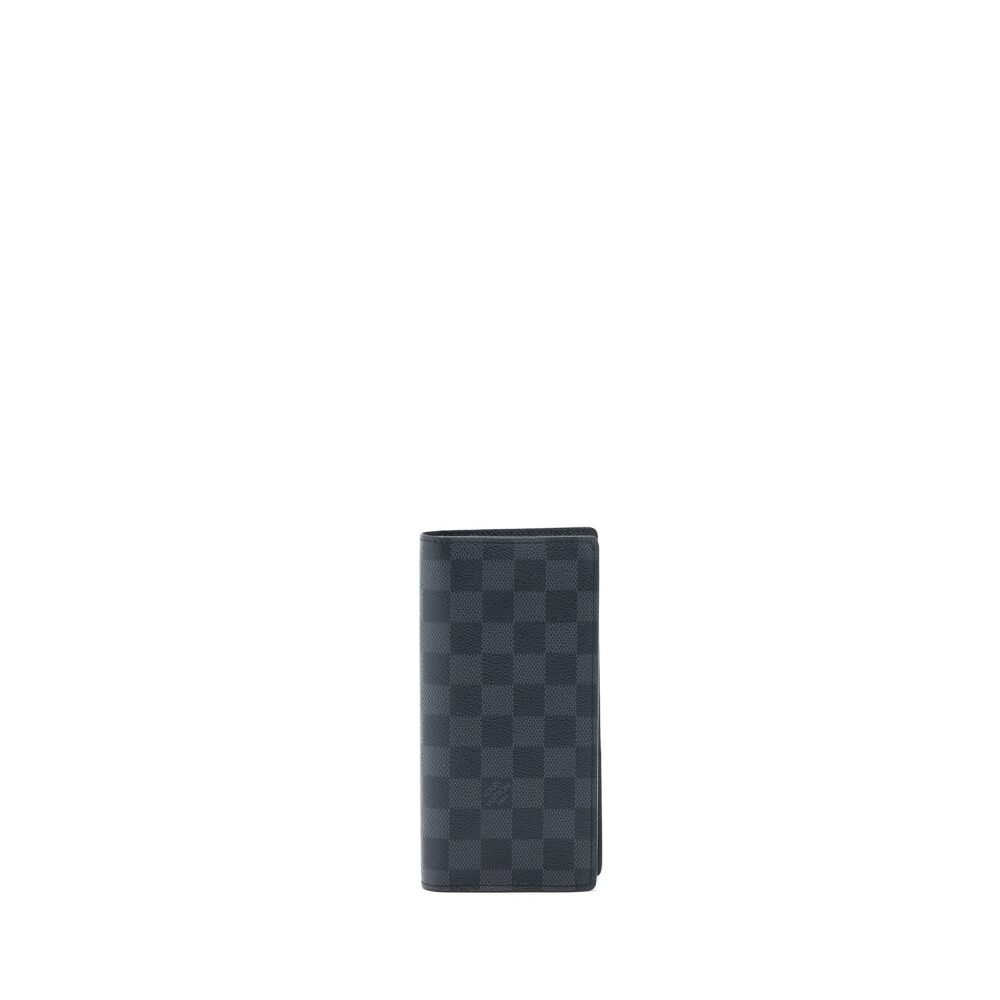 AAA Replica Louis Vuitton LV BRAZZA WALLET DAMIER GRAPHITE CANVAS