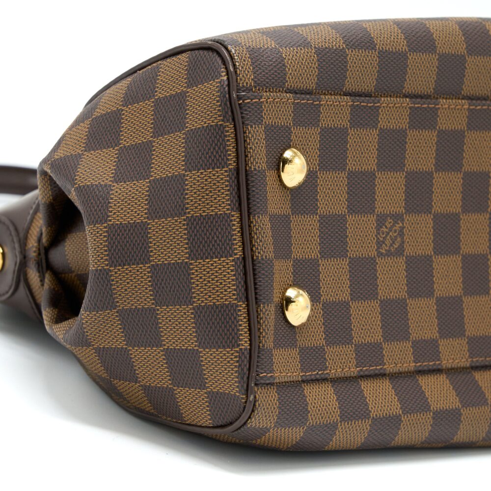 AAA Replica Louis Vuitton LV TREVI PM DAMIER EBENE GHW