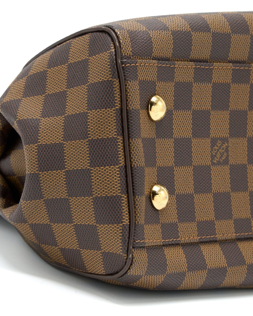 AAA Replica Louis Vuitton LV TREVI PM DAMIER EBENE GHW