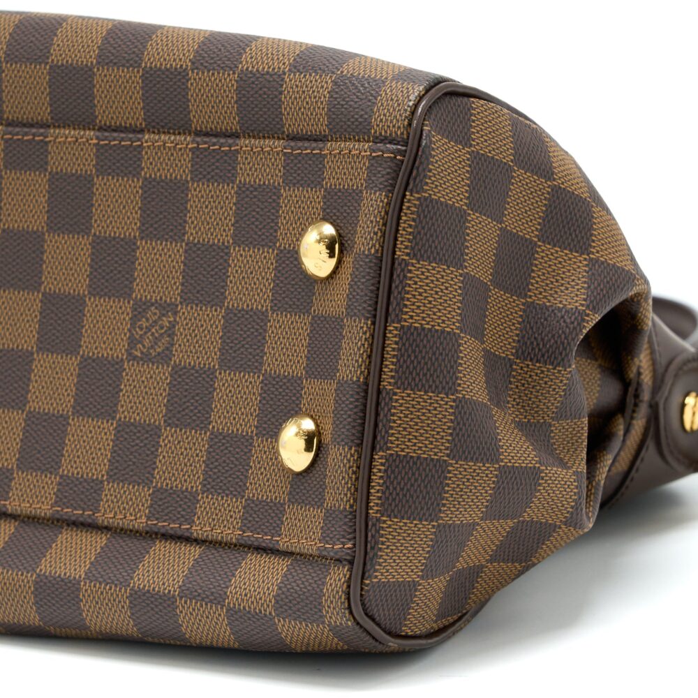 AAA Replica Louis Vuitton LV TREVI PM DAMIER EBENE GHW