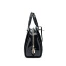 AAA Replica Louis Vuitton LV BOWLING BAG EPI PATENT BLACK