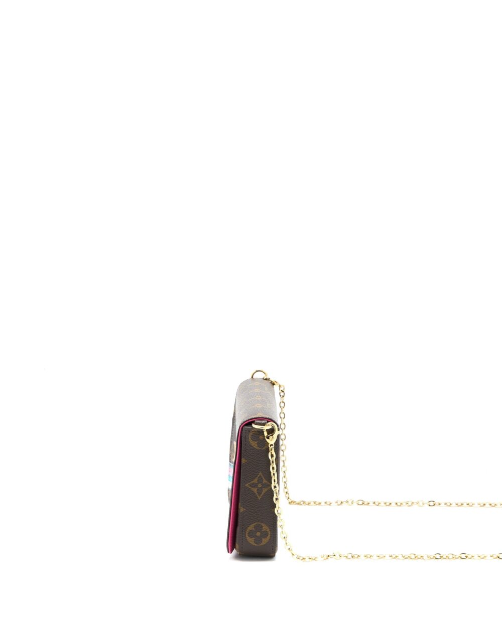 AAA Replica Louis Vuitton LV FELICIE POCHETTE VIVIENNE MASCOT ON HOLLYWOOD DRIVE MONOGRAM CANVAS GHW