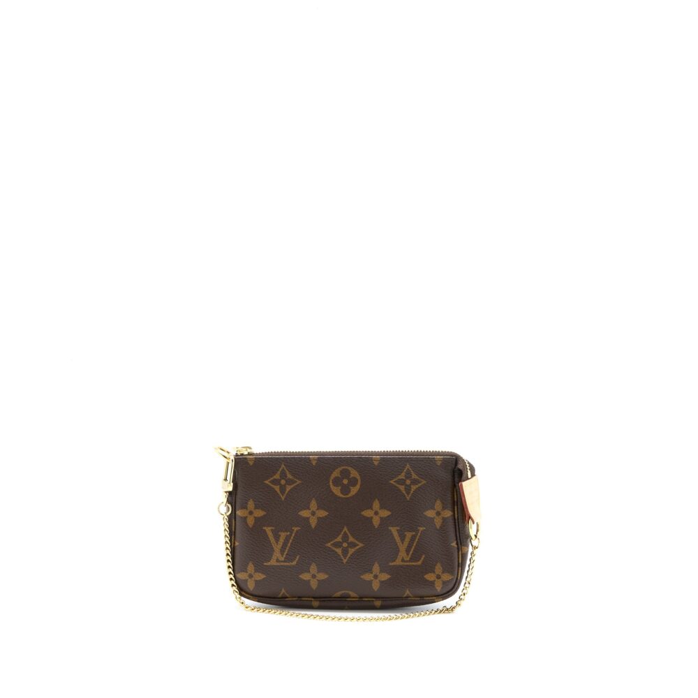 AAA Replica Louis Vuitton LV MINI POCHETTE MONOGRAM CANVAS GHW