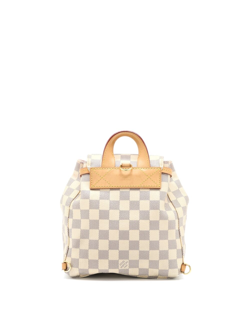 AAA Replica Louis Vuitton LV SPERONE BB BACKPACK DAMIER AZUR GHW