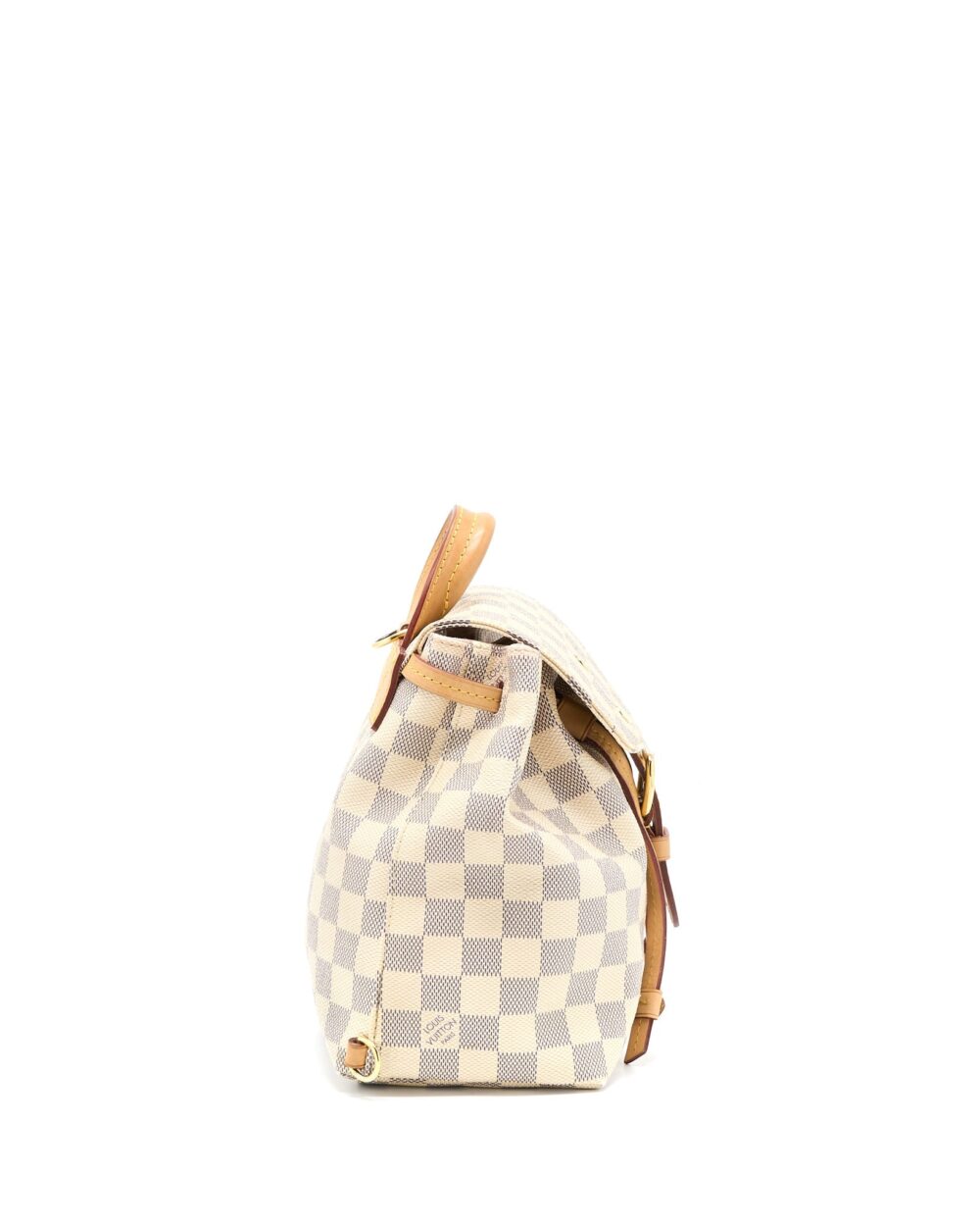 AAA Replica Louis Vuitton LV SPERONE BB BACKPACK DAMIER AZUR GHW