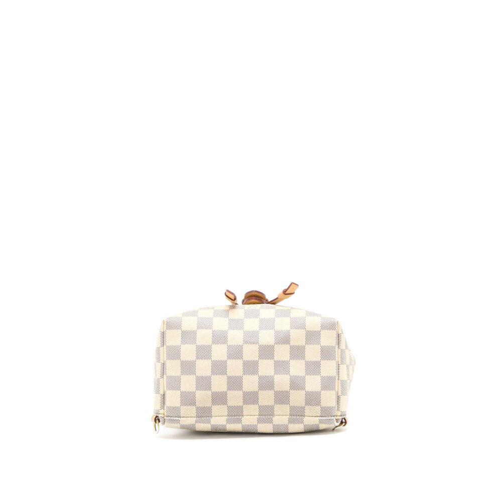 AAA Replica Louis Vuitton LV SPERONE BB BACKPACK DAMIER AZUR GHW