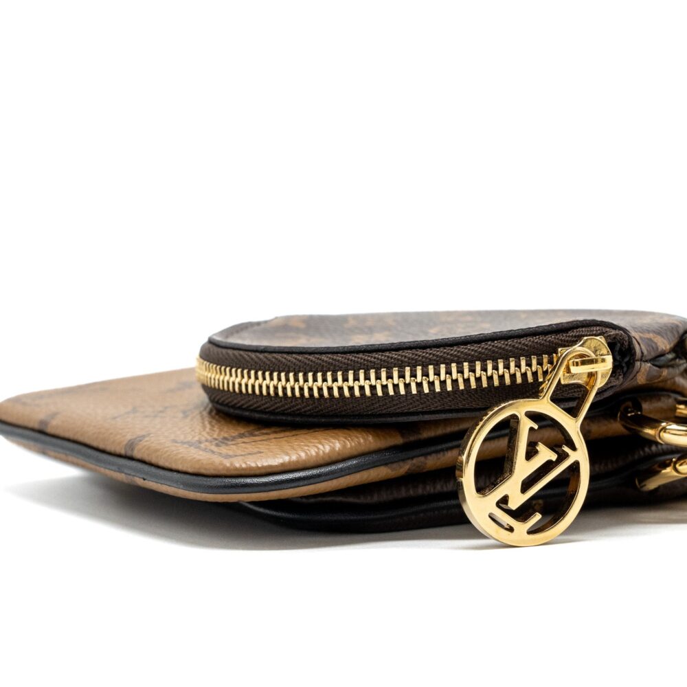 AAA Replica Louis Vuitton LV TRIO POUCH MONOGRAM CANVAS GHW