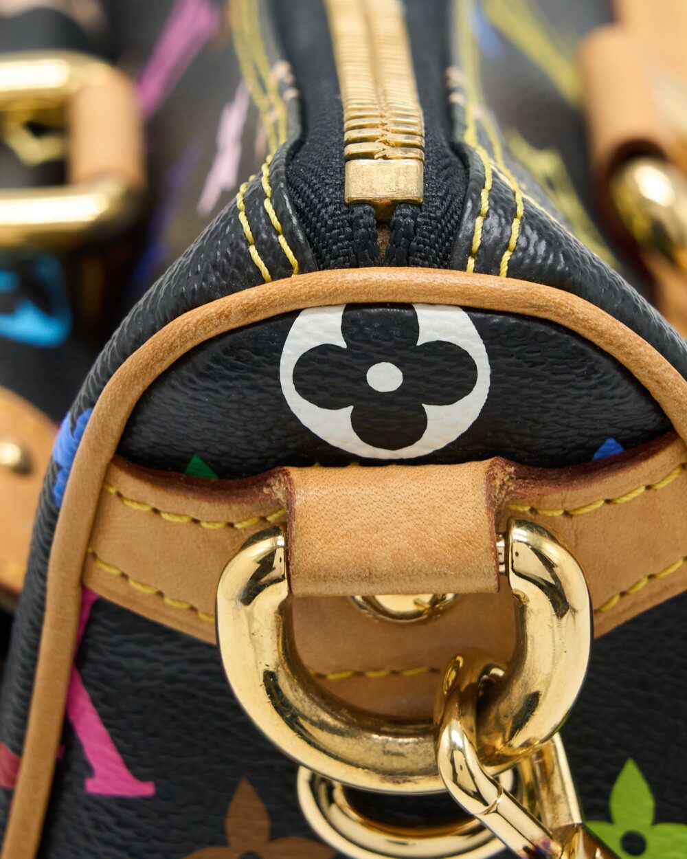 AAA Replica Louis Vuitton LV RITA BAG MULTICOLOUR MONOGRAM CANVAS BLACK GHW