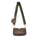 AAA Replica Louis Vuitton LV MULTI POCHETTE KHAKI STRAP 2020