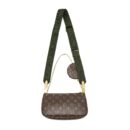 AAA Replica Louis Vuitton LV MULTI POCHETTE KHAKI STRAP 2020