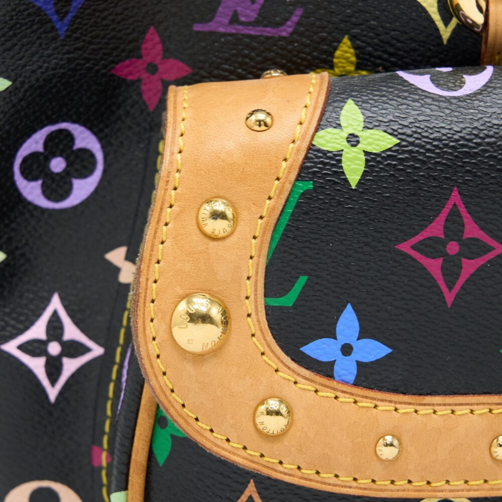 AAA Replica Louis Vuitton LV RITA BAG MULTICOLOUR MONOGRAM CANVAS BLACK GHW