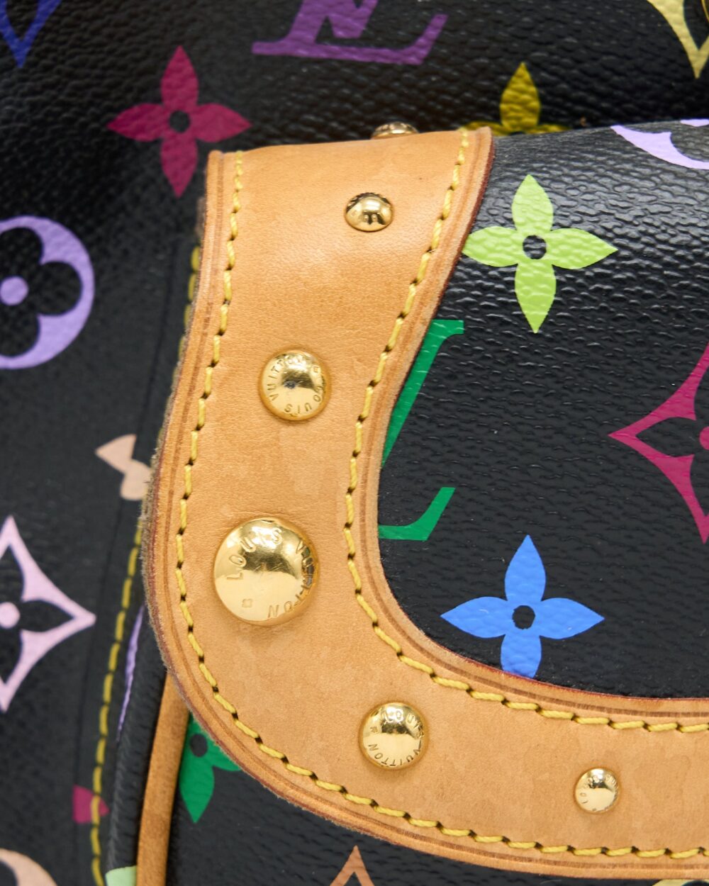 AAA Replica Louis Vuitton LV RITA BAG MULTICOLOUR MONOGRAM CANVAS BLACK GHW