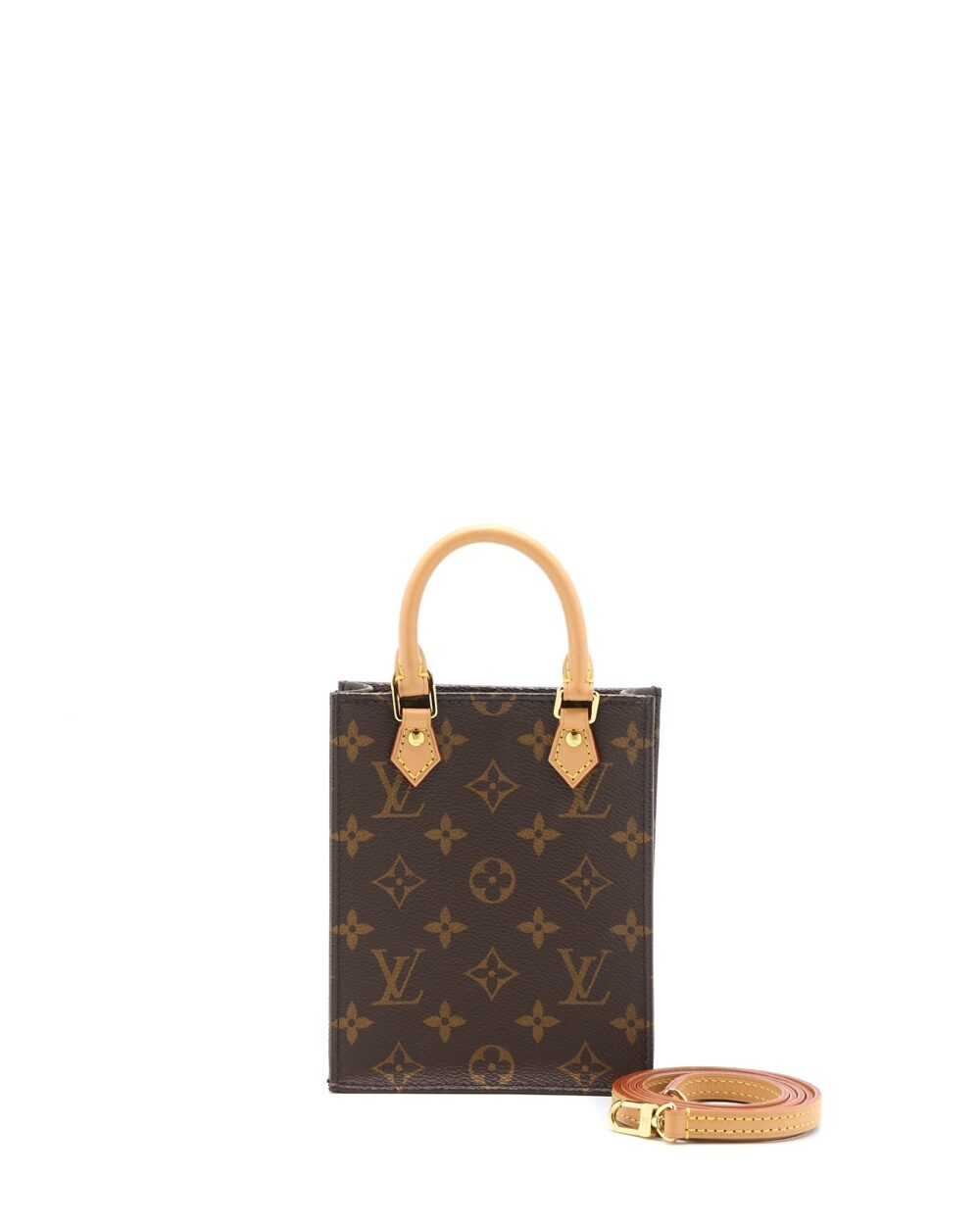 AAA Replica Louis Vuitton LV PETIT SAC PLAT MONOGRAM CANVAS GHW