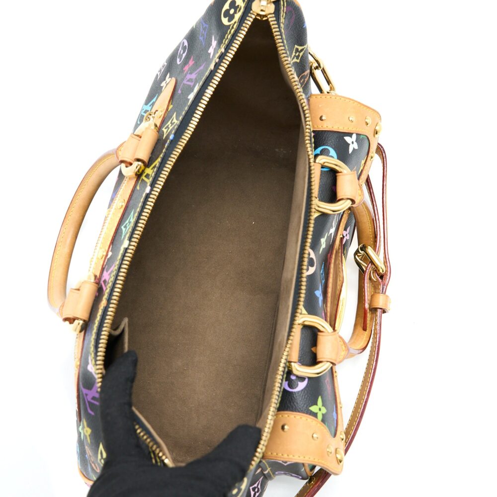 AAA Replica Louis Vuitton LV RITA BAG MULTICOLOUR MONOGRAM CANVAS BLACK GHW