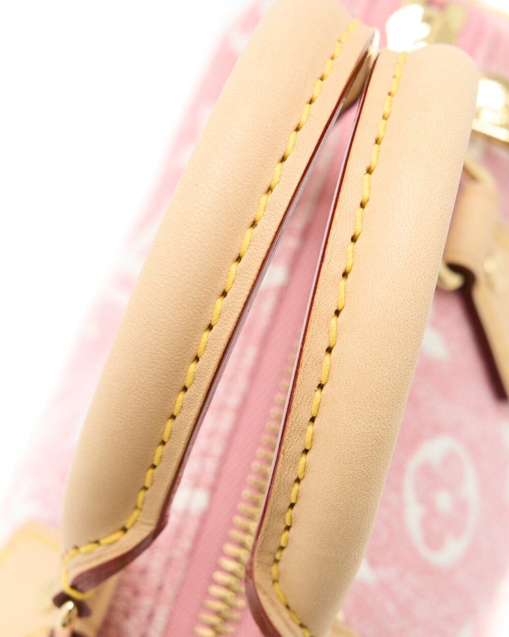 AAA Replica Louis Vuitton LV NANO SPEEDY MONOGRAM JACQUARD DENIM PINK GHW (NEW VERSION)