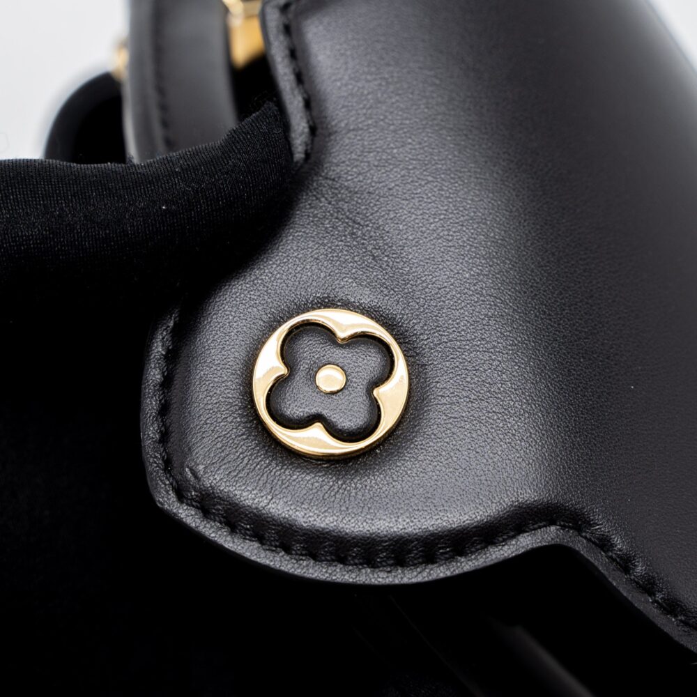 AAA Replica Louis Vuitton LV CAPUCINES BB 21FW LIMITED EDITION CALFSKIN BLACK/MULTICOLOUR GHW