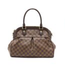 AAA Replica Louis Vuitton LV TREVI PM DAMIER EBENE GHW
