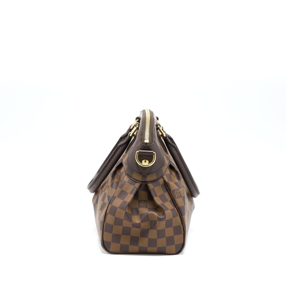 AAA Replica Louis Vuitton LV TREVI PM DAMIER EBENE GHW