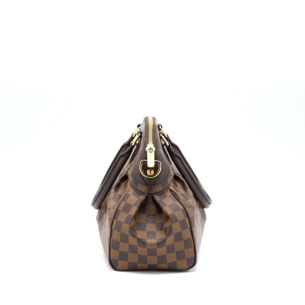 AAA Replica Louis Vuitton LV TREVI PM DAMIER EBENE GHW