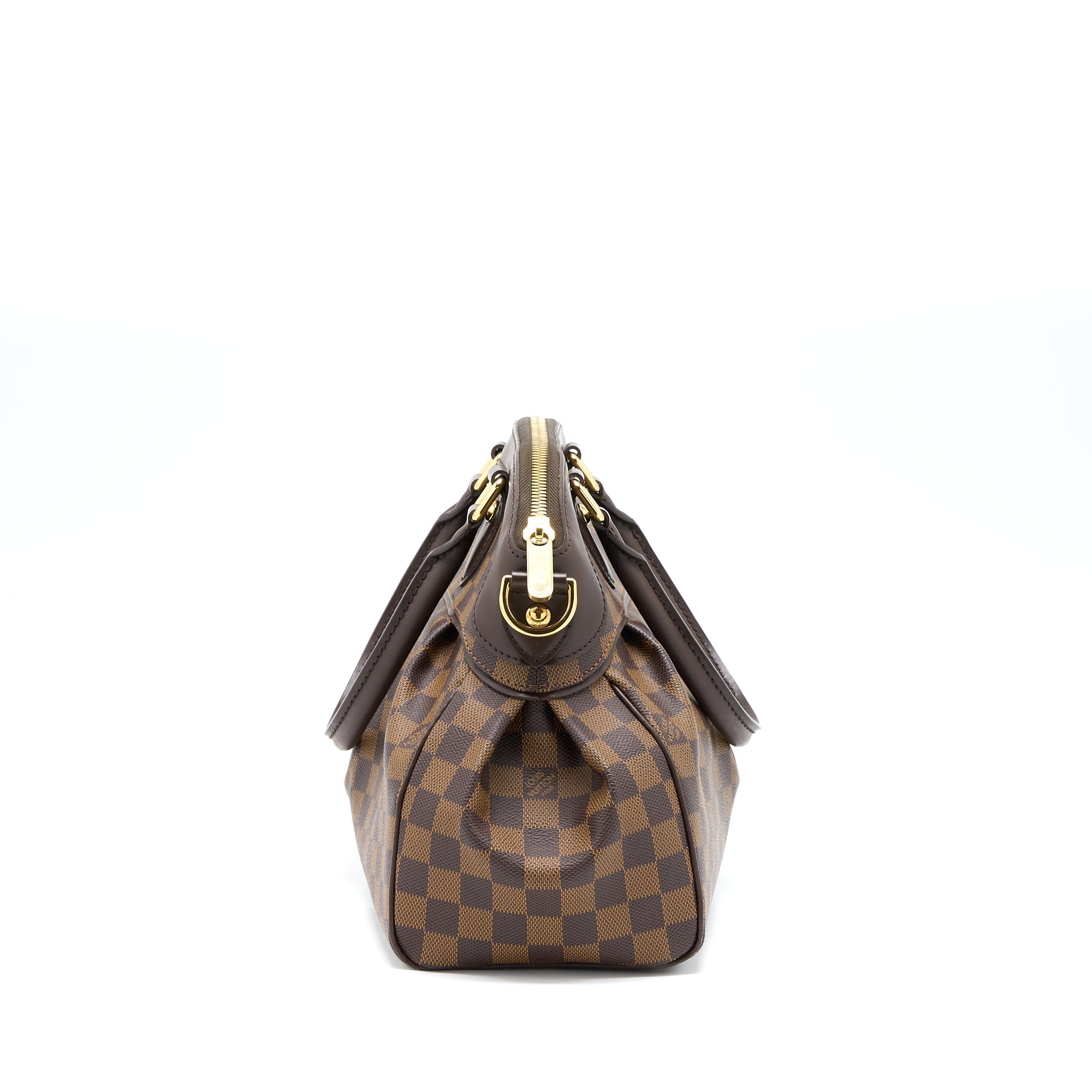 AAA Replica Louis Vuitton LV TREVI PM DAMIER EBENE GHW