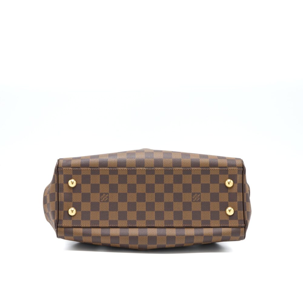 AAA Replica Louis Vuitton LV TREVI PM DAMIER EBENE GHW