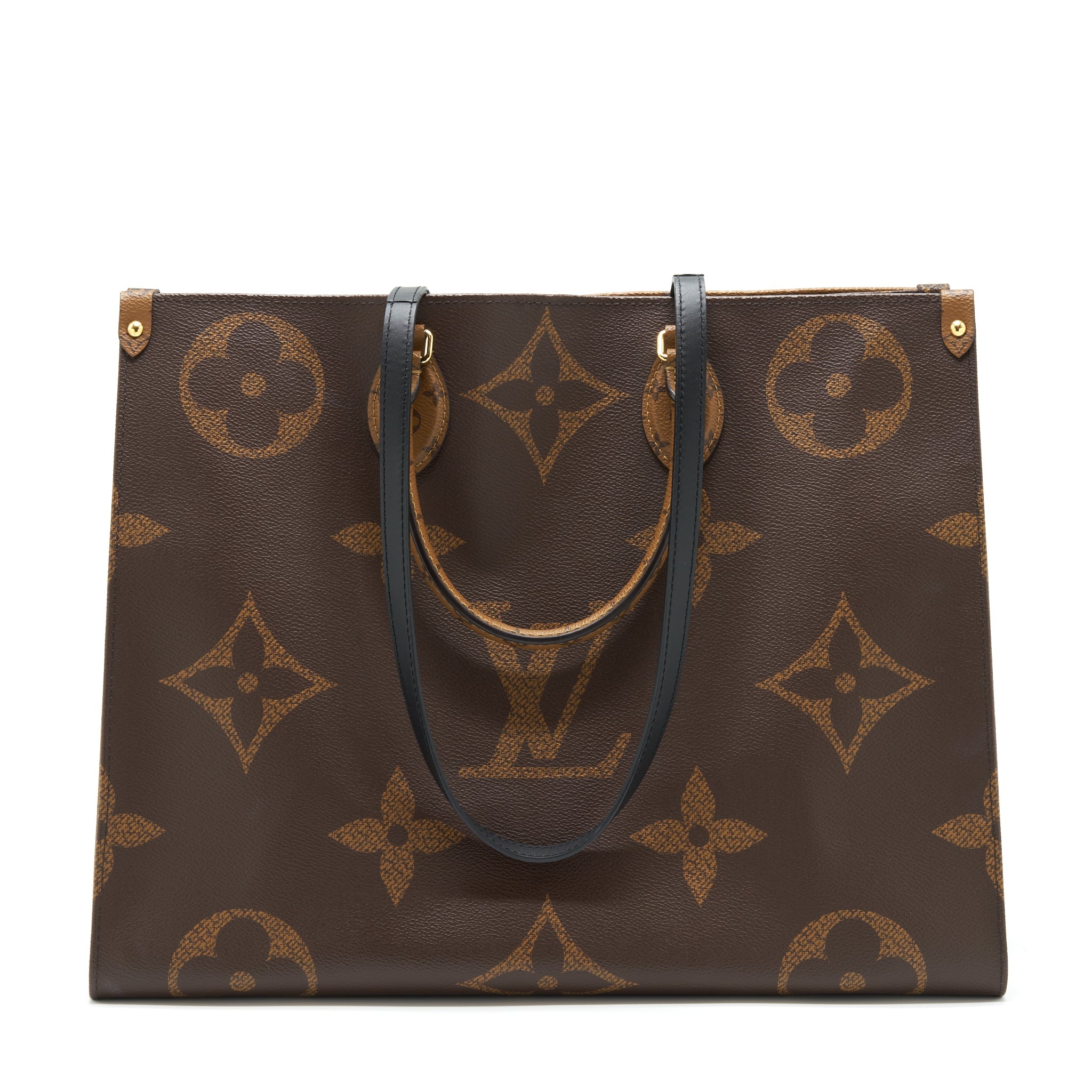 AAA Replica Louis Vuitton LV ON THE GO GM MONOGRAM REVERSE CANVAS GHW