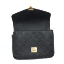AAA Replica Louis Vuitton LV POCHETTE MÉTIS MONOGRAM EMPREINTE BLACK GHW