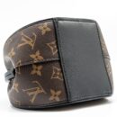 AAA Replica Louis Vuitton LV BOURSICOT CHAIN BAG REVERSE MONOGRAM CANVAS/LEATHER BLACK HARDWARE