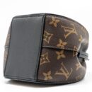 AAA Replica Louis Vuitton LV BOURSICOT CHAIN BAG REVERSE MONOGRAM CANVAS/LEATHER BLACK HARDWARE