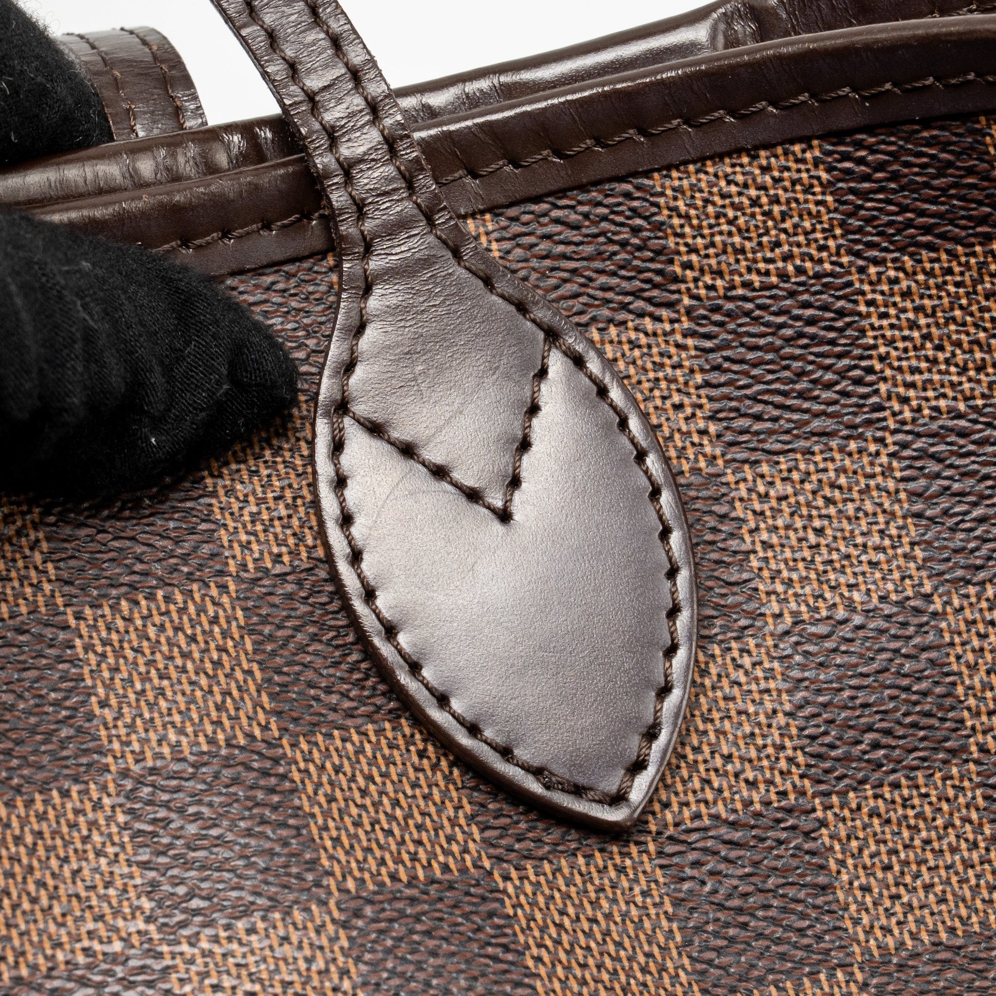 AAA Replica Louis Vuitton LV NEVERFULL MM DAMIER EBENE CANVAS GHW