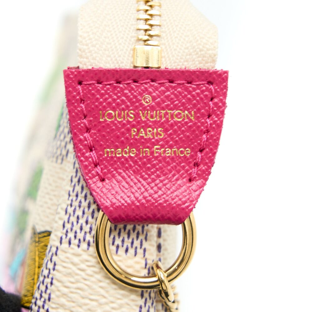 AAA Replica Louis Vuitton LV MINI POCHETTE ACCESSORIES HOLLYWOOD LIMITED EDITION DAMIER AZUR/MULTICOLOUR GHW