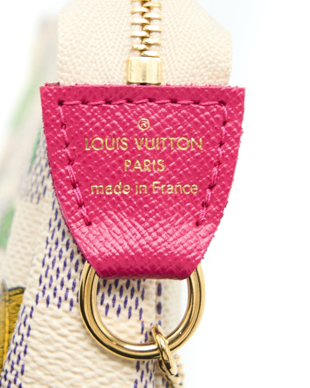 AAA Replica Louis Vuitton LV MINI POCHETTE ACCESSORIES HOLLYWOOD LIMITED EDITION DAMIER AZUR/MULTICOLOUR GHW