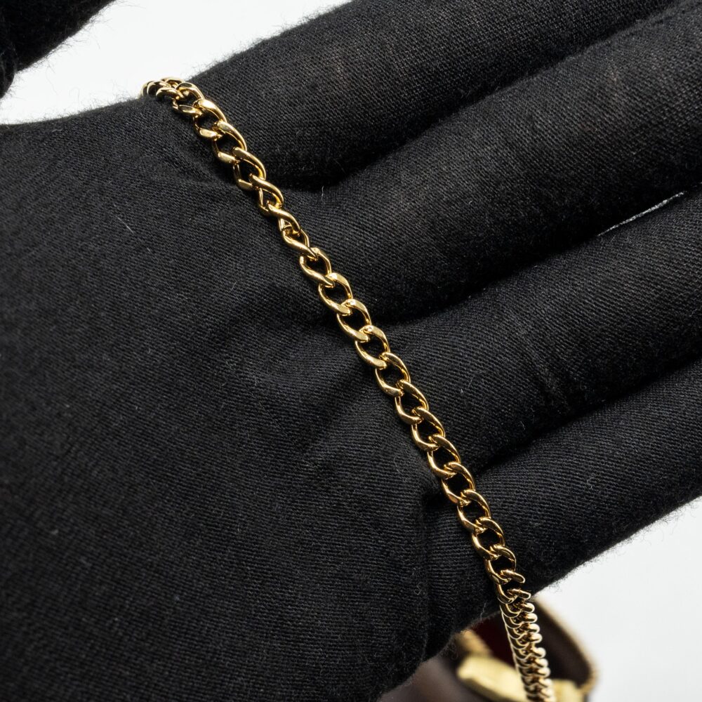 AAA Replica Louis Vuitton LV MINI POCHETTE DAMIER EBENE GHW