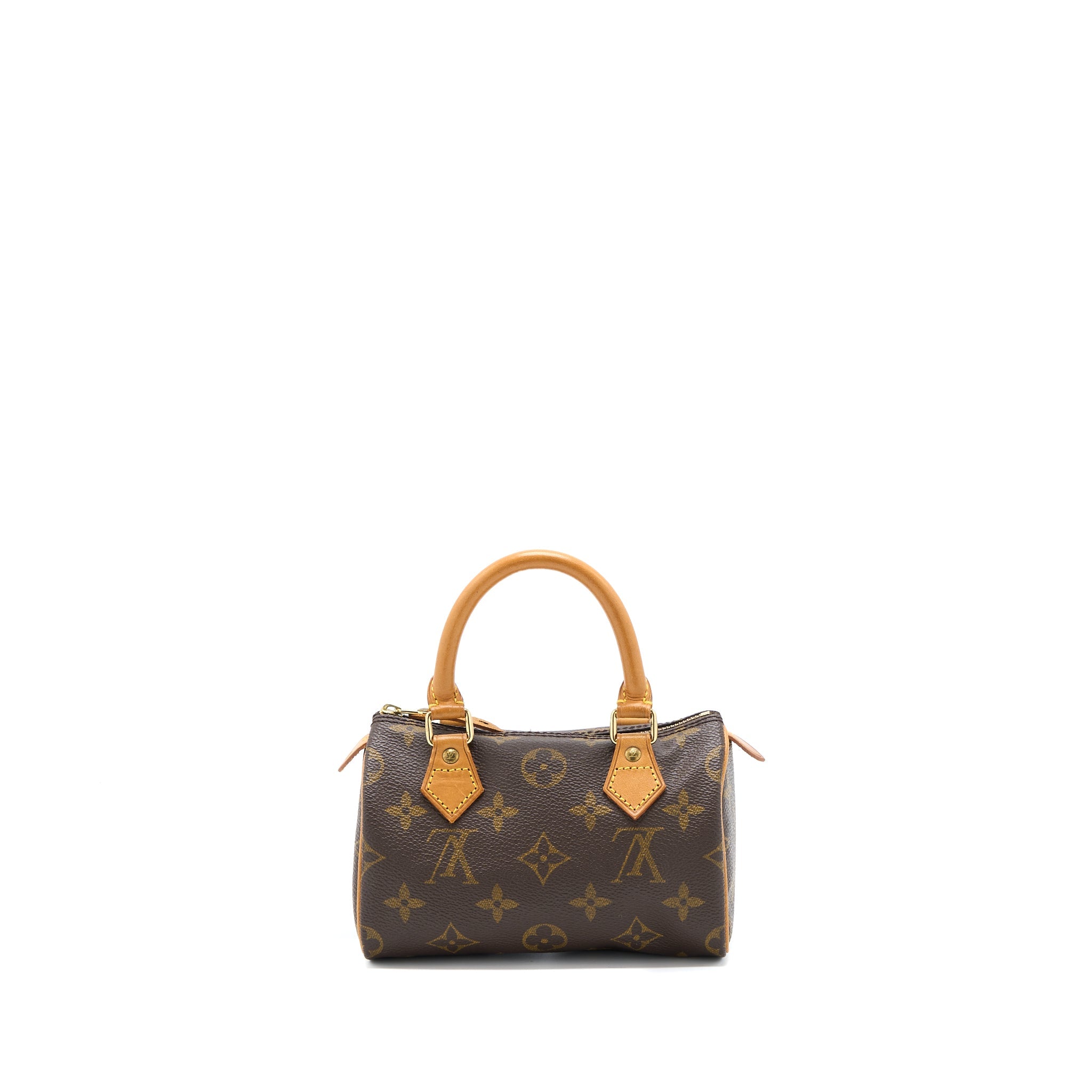 AAA Replica Louis Vuitton LV VINTAGE NANO SPEEDY MONOGRAM CANVAS GHW