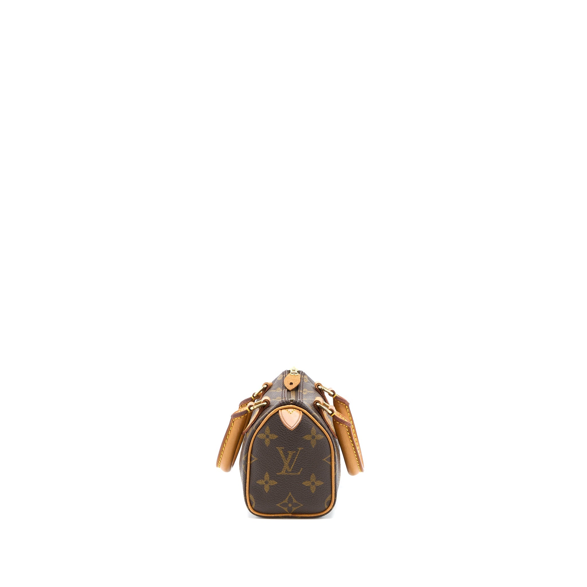 AAA Replica Louis Vuitton LV VINTAGE NANO SPEEDY MONOGRAM CANVAS GHW