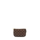 AAA Replica Louis Vuitton LV MINI POCHETTE ACCESSORIES DAMIER EBENE CANVAS GHW