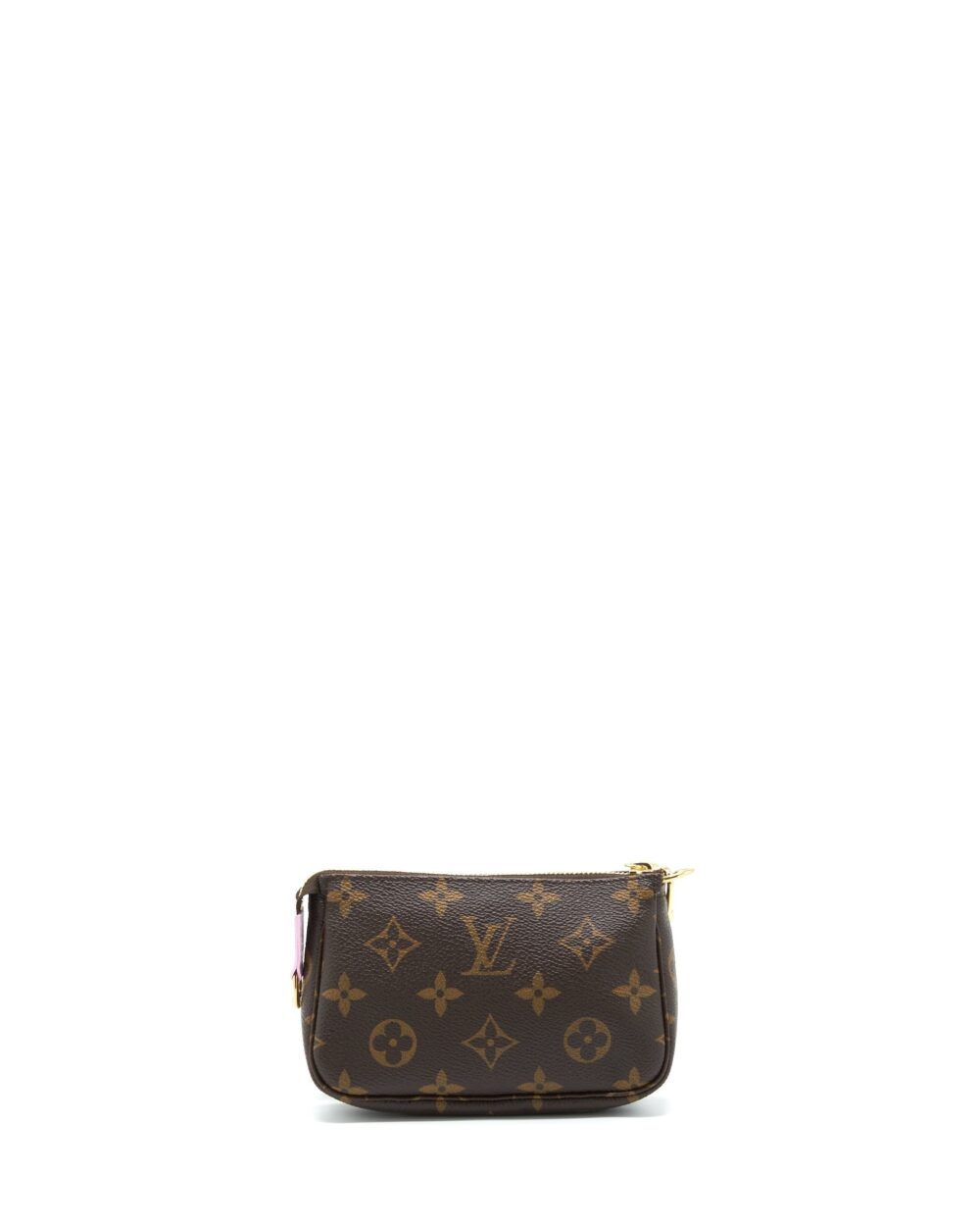 AAA Replica Louis Vuitton LV MINI POCHETTE LIMITED EDITION MONOGRAM CANVAS / PINK GHW
