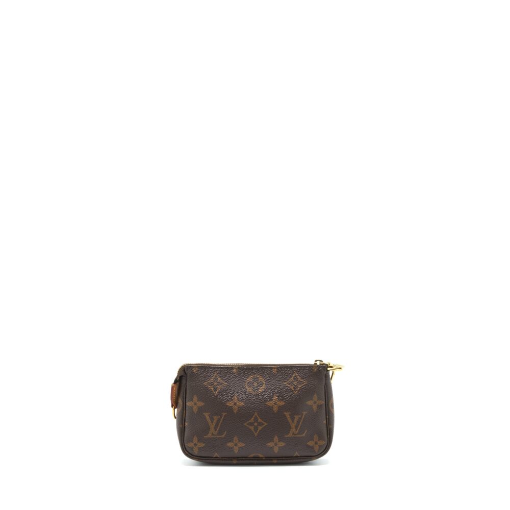 AAA Replica Louis Vuitton LV MINI POCHETTE ACCESSORIES MONOGRAM CANVAS GHW
