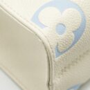 AAA Replica Louis Vuitton LV ONTHEGO PM BICOLOUR MONOGRAM EMPREINTE LATTE/CANDY BLUE GHW