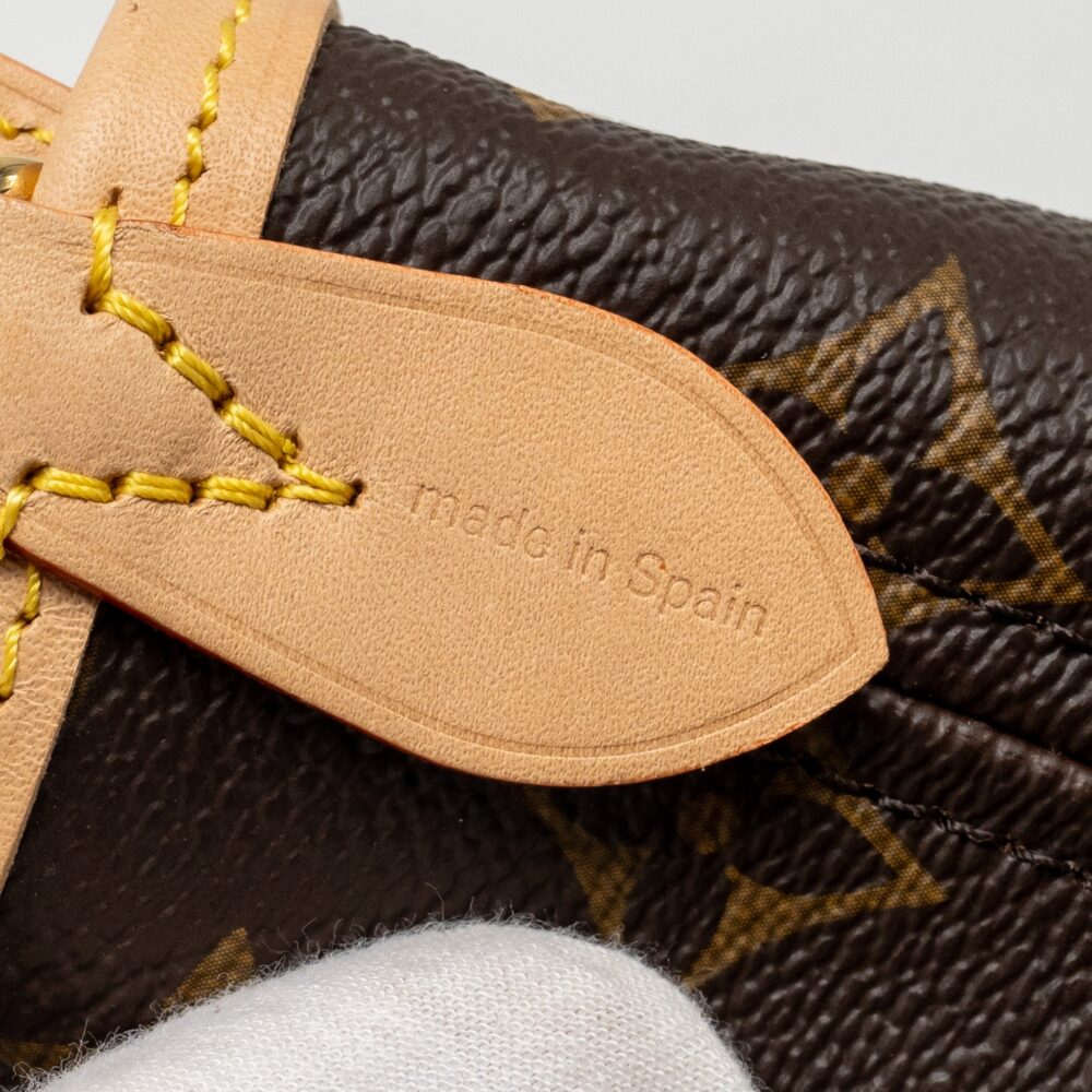 AAA Replica Louis Vuitton LV NEVERFULL BB BEIGE STRAP MONOGRAM CANVAS GHW