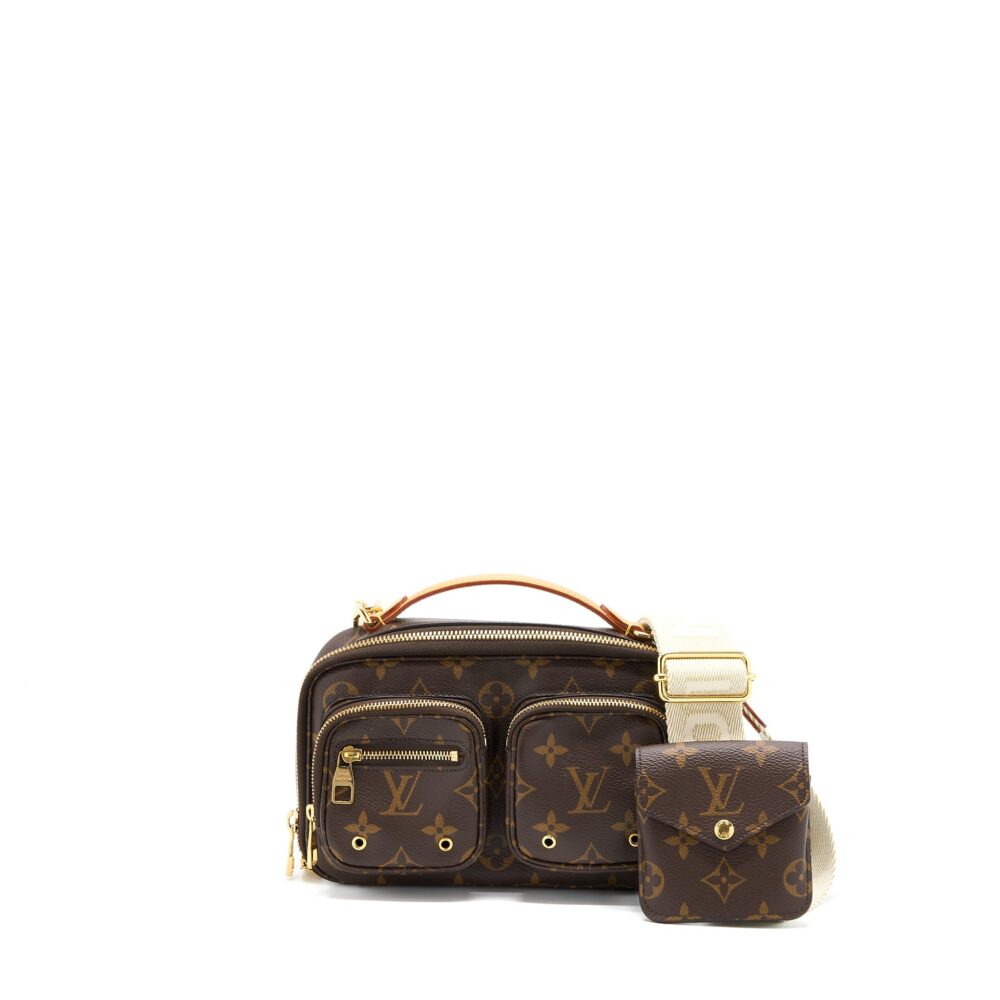 AAA Replica Louis Vuitton LV UTILITY CROSSBODY BAG MONOGRAM CANVAS GHW