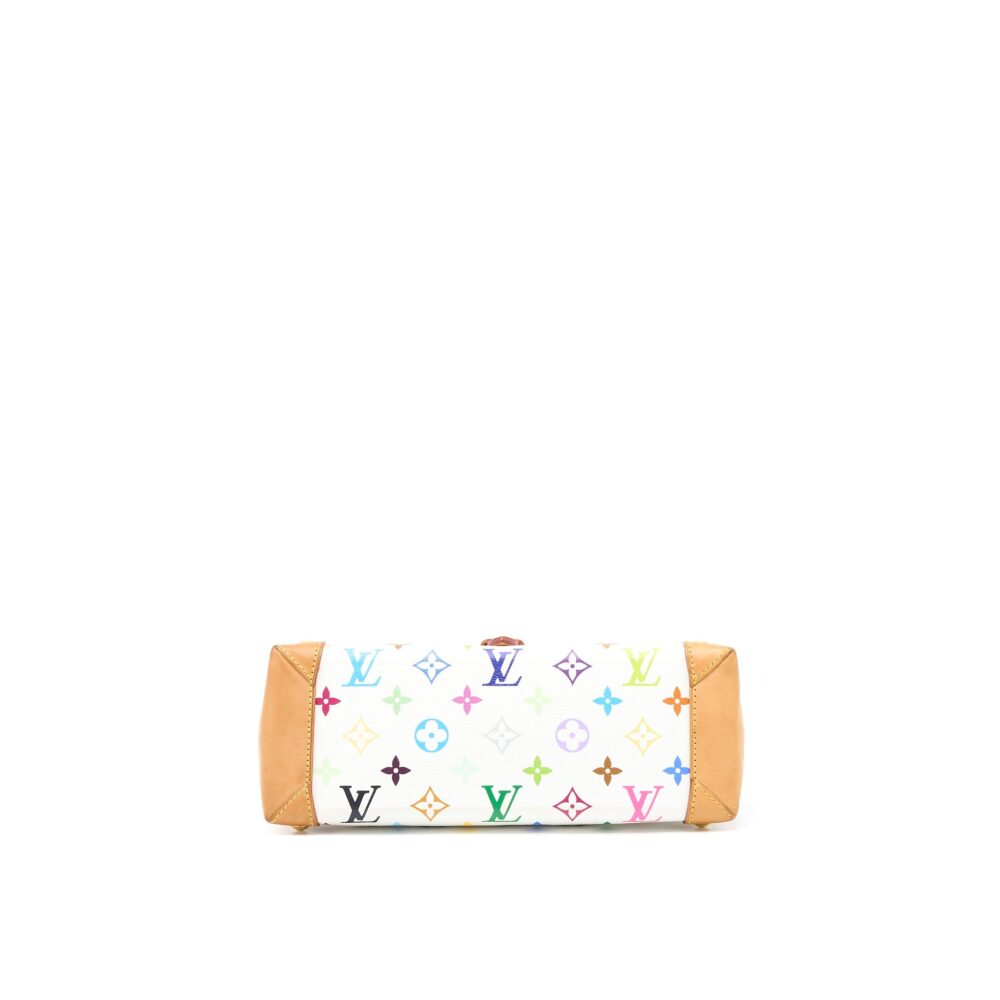 AAA Replica Louis Vuitton LV VINTAGE ELIZA SHOULDER BAG WHITE/MULTICOLOUR GHW