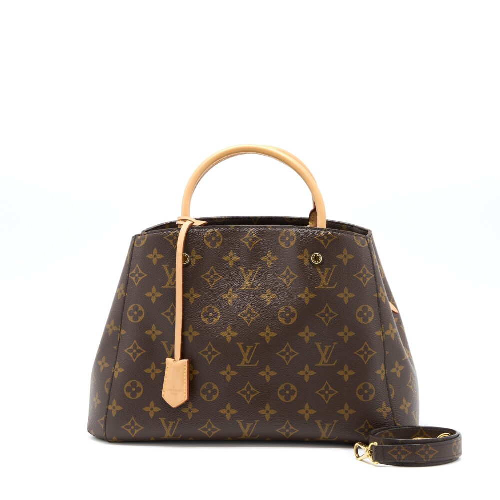 AAA Replica Louis Vuitton LV MONTAIGNE MM MONOGRAM CANVAS GHW